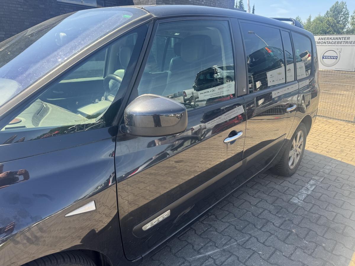 Renault Espace 4 original T&uuml;r vorn links NV676 Schwarz Rohbau Bj.2011
